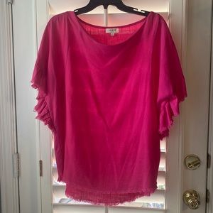 Umgee large hot pink blouse